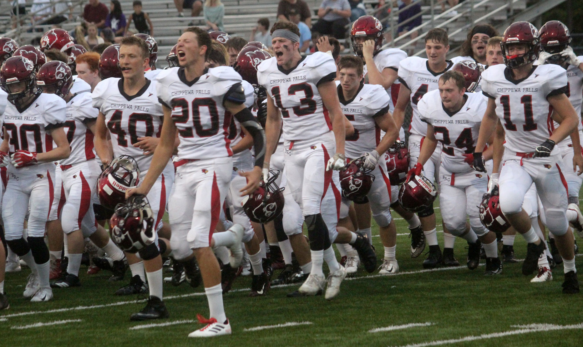 Chi-Hi football at Eau Claire Memorial 9-14-18